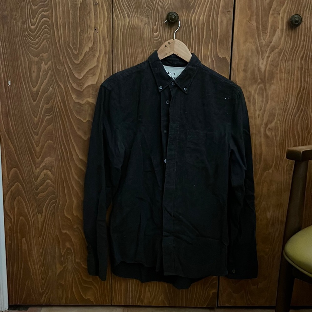 Acne Studios Men’s Fleece Button Down